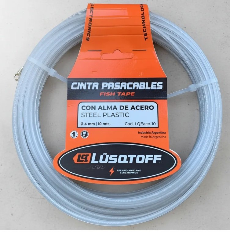 CINTA PASA CABLE ALMA ACERO  10MTS LUSQTOFF LQEace10